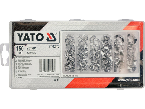 150 PCS WING NUTS ASSORTMENT