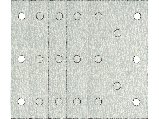 HOOK FASTENER ABRASIVE SHEETS WITH HOLES