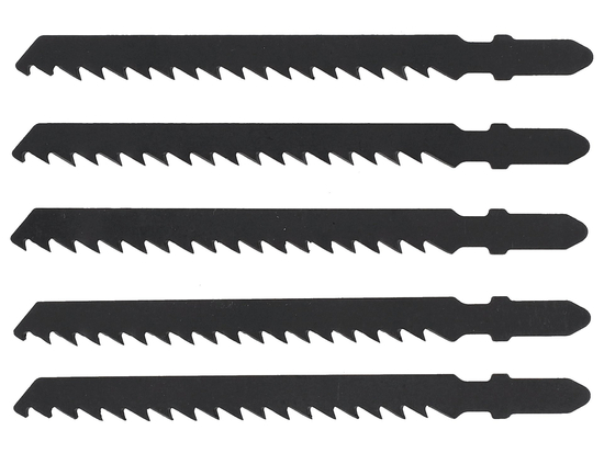 LAME DE SCIE SAUTEUSE, MANCHE TYPE BOSCH, POUR BOIS, 5 PCS.