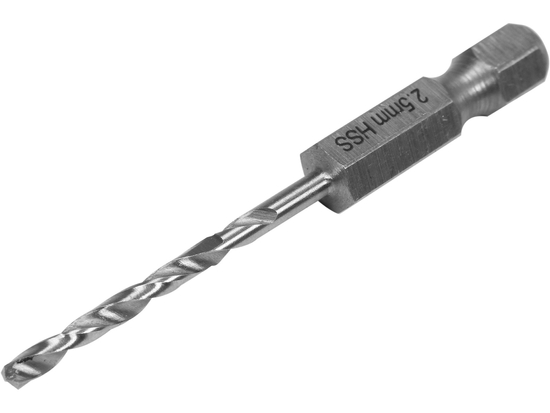 HSS 6542 2,5MM ŠESTIHRANNÁ VRTÁK DO KOVU VRTAČKA