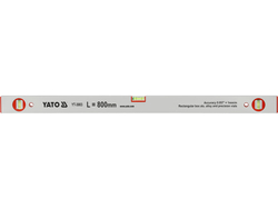 POZIOMNICA ALUMINIOWA, 3 LIBELKI 800 MM