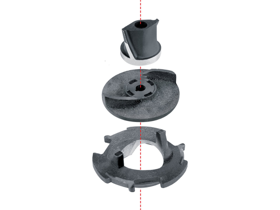 POMPE À EAUX USÉES AVEC BROYEUR (SYSTÈME DE COUPE) 750W