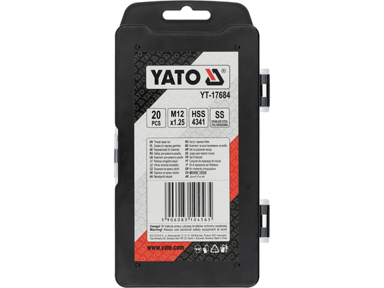 VIETU REMONTA KOMPLEKTS M12X1,25MM 20GB