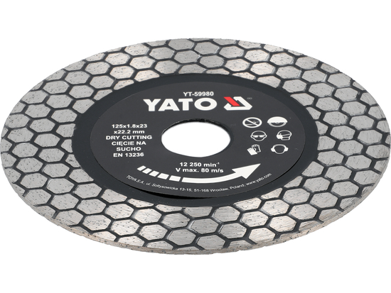 DISCO PARA CERÂMICA E GRANITO 125MM