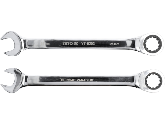 CHIAVE COMBINATA CON CRICCHETTO 25 MM