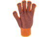 GUANTES DE ALGODÓN, MANCHAS, NARANJA, ''SFD''
