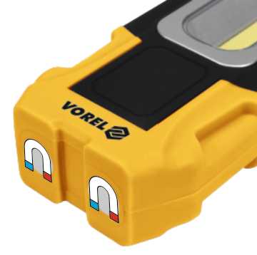 LÂMPADA DE MÃO ROTATIVA LED COB