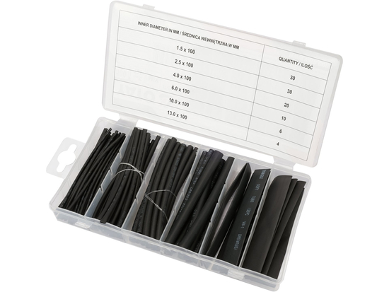 JEU DE CHEMISE THERMORÉTRACTABLE 100 PIÈCES