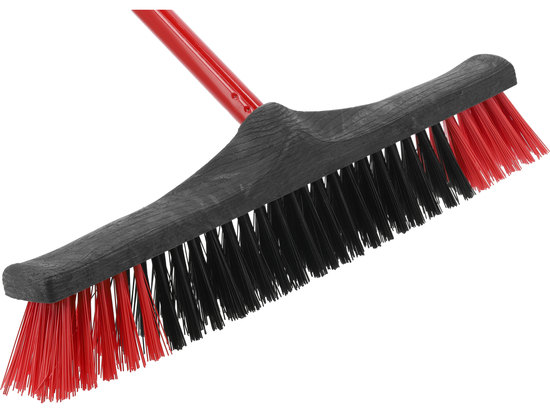BALAI, BROSSE DE RUE, DE JARDIN L-500MM AVEC MANCHE