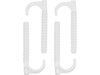 CROCHETS D'INSTALLATION SIMPLES AVEC GOUPILLE D'INSTALLATION RAPIDE POUR TUYAUX 15-28MM 4 PCS.