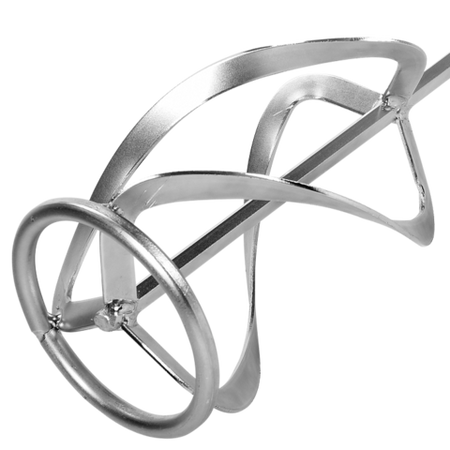 MEZCLADOR GALVANIZADO MEZCLADOR ESPIRAL TRIPLE 135 X 600 MM CON ROSCA M14