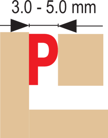 USZCZELKA DO OKIEN I DRZWI, EPDM, TYP P, BRĄZ, 100M