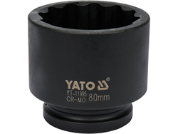 TOMADA DE IMPACTO 1'' 12 ÂNGULO 80MM PARA CUBO