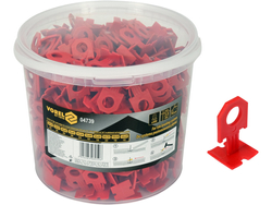 SISTEMA, CLIPS PER LIVELLARE PIASTRELLE 3MM IN SECCHIO, 400 PZ