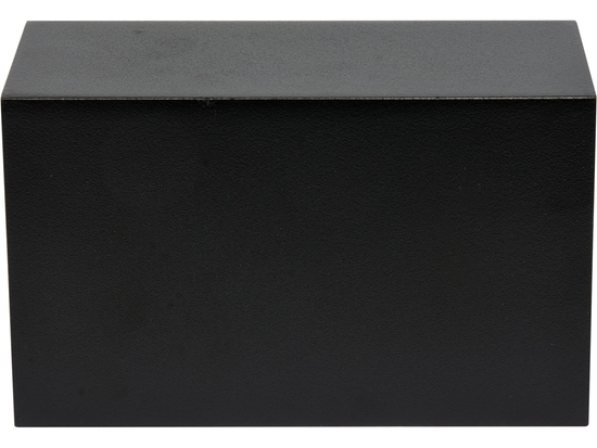 LÂMPADA DE PAREDE EXTERIOR ALUMÍNIO PRETO 2XGU10 QUADRADO