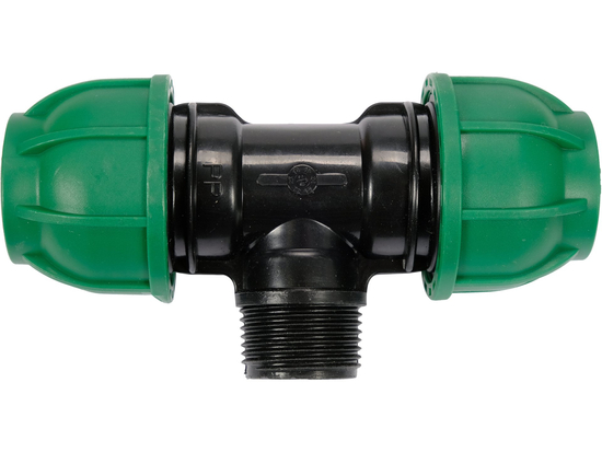 PIPE CONNECTOR PP GZ 32MM X 1/2" X 32MM