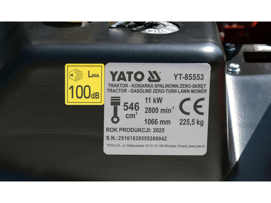 TRACTOR, GASOLINE MOWER - ZERO TURN