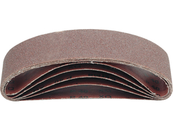 BANDE ABRASIVE SANS FIN 5 PIÈCES P120 75X533