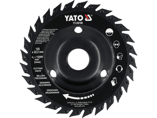 DISQUE DE SCIAGE POUR FRAMBOISES 125 MM