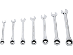 COMBINATION RATCHET WRENCH SET 7PCS