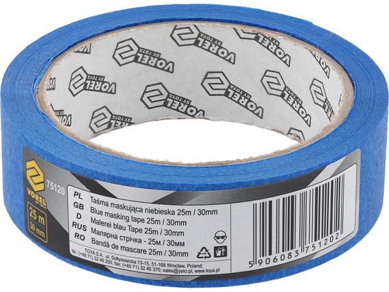 RUBAN DE MASQUAGE BLEU 25M/30MM