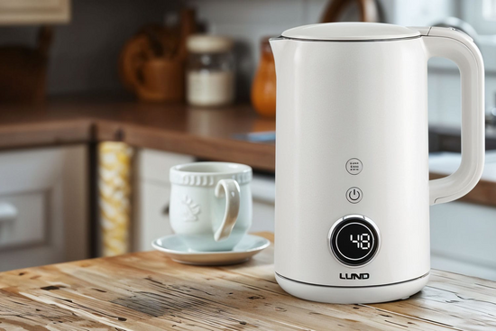 BOLLITORE ELETTRICO 1,7 L, REGOLAZIONE DELLA TEMPERATURA, BIANCO