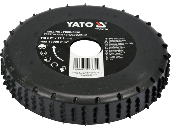 RASPA PER LEGNO 118MM