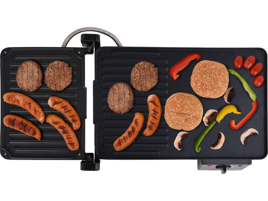 GRILL ELÉCTRICO DE MESA 2000W 2EN1 40,5X25CM