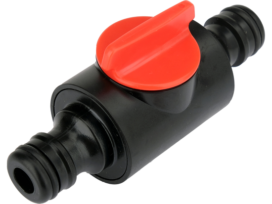 VALVE NIPPLE FOR CONNECTING 2 QUICK CONNECTORS WITH A VALVE