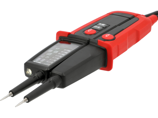 TWO POLE VOLTAGE TESTER WITH RCD TEST