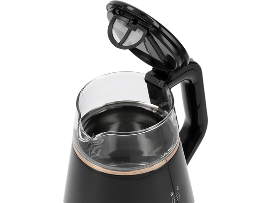 ELECTRIC KETTLE 1L, TEMPERATURE CONTROL, BLACK