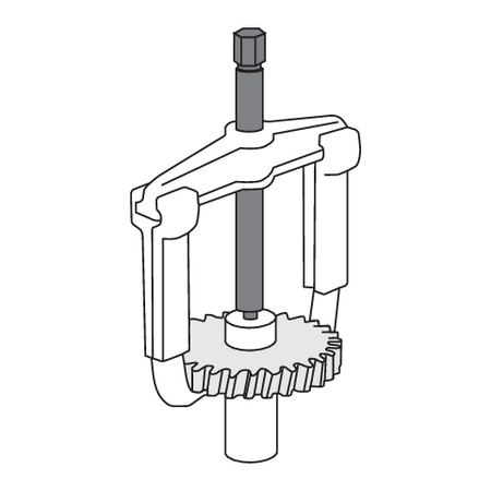 KÉT KARÚ ÉS HÁROM KARÚ CSAPÁGY HÚZÓ 100-250 MM, 12 AZ 1-BEN