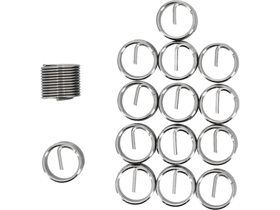 INSERTOS ESPIRAL PARA REPARACIÓN DE ROSCAS M10X1.0; 15 PIEZAS