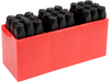 LETTER STAMP 8 MM, 27 PCS