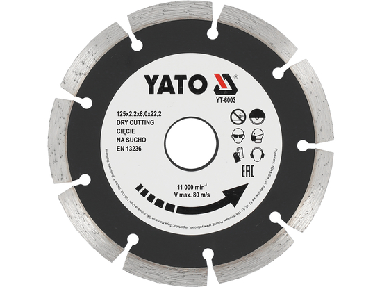 DIMANTA DISKS, SEGMENTĒTS 125 MM