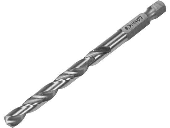 HSS 6542 6,0MM ŠESTIHRANNÁ VRTÁK DO KOVU VRTAČKA