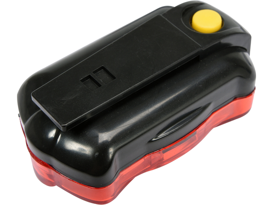 JUEGO DE LÁMPARAS PARA BICICLETA: DELANTERA LED 3W + TRASERA 5 LED