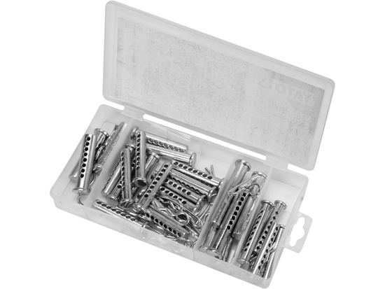 56PCS METAL TILLER TIN PIN ASSORTMENT