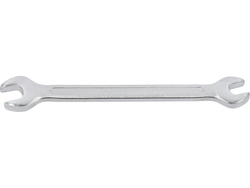 DOUBLE OPEN END SPANNER, POLISHED HEAD 10X13 MM