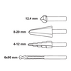4PCS MULTI-FUNCTION DRILL BITS SET
