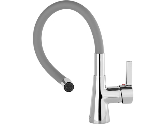 ROBINET D'ÉVIER 'FLEXIBLE', GRIS