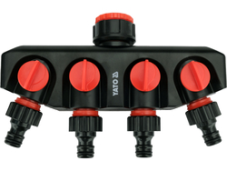 CONECTOR DE TOMADA COM 4 SAÍDAS DE 3/4"-1"