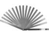 MĚŘÍTKO FEELER 200 MM, 17 HROTŮ, 0,02-1 MM