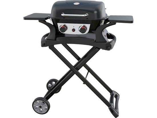 PORTABLE GAS GRILL YAKE, 2 BURNERS, 5KW