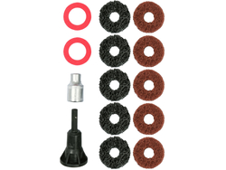 RUMBAS UN TAPU TĪRĪŠANAS KOMPLEKTS 14 DAĻAS.