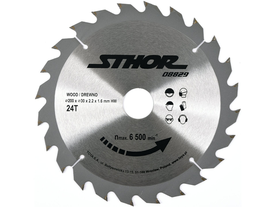 SEGA CIRCOLARE CON METALLO DURO 200X24X30