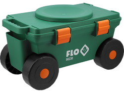 GARDEN CART WITH 360° SEAT AND STORAGE