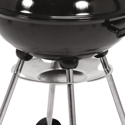 GRILL WĘGLOWY OKRĄGŁY Z POKROWCEM, RUSZT 41CM