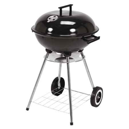 PARRILLA DE CARBÓN REDONDA CON TAPA, PARRILLA 41CM