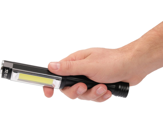 LAMPE D'INSPECTION D'ATELIER 400LM 3AA, IP44, COB LED